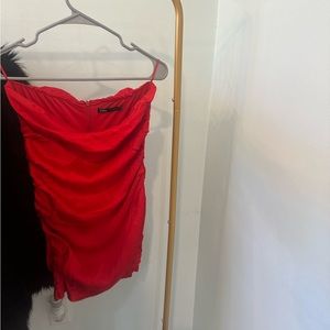 ZARA structured Mini in Red | Worn Once | Size Medium